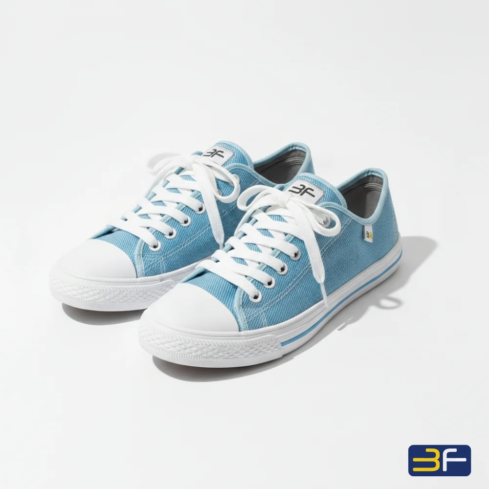 حذاء سنيكرز قماشي "سماوي" للجنسين